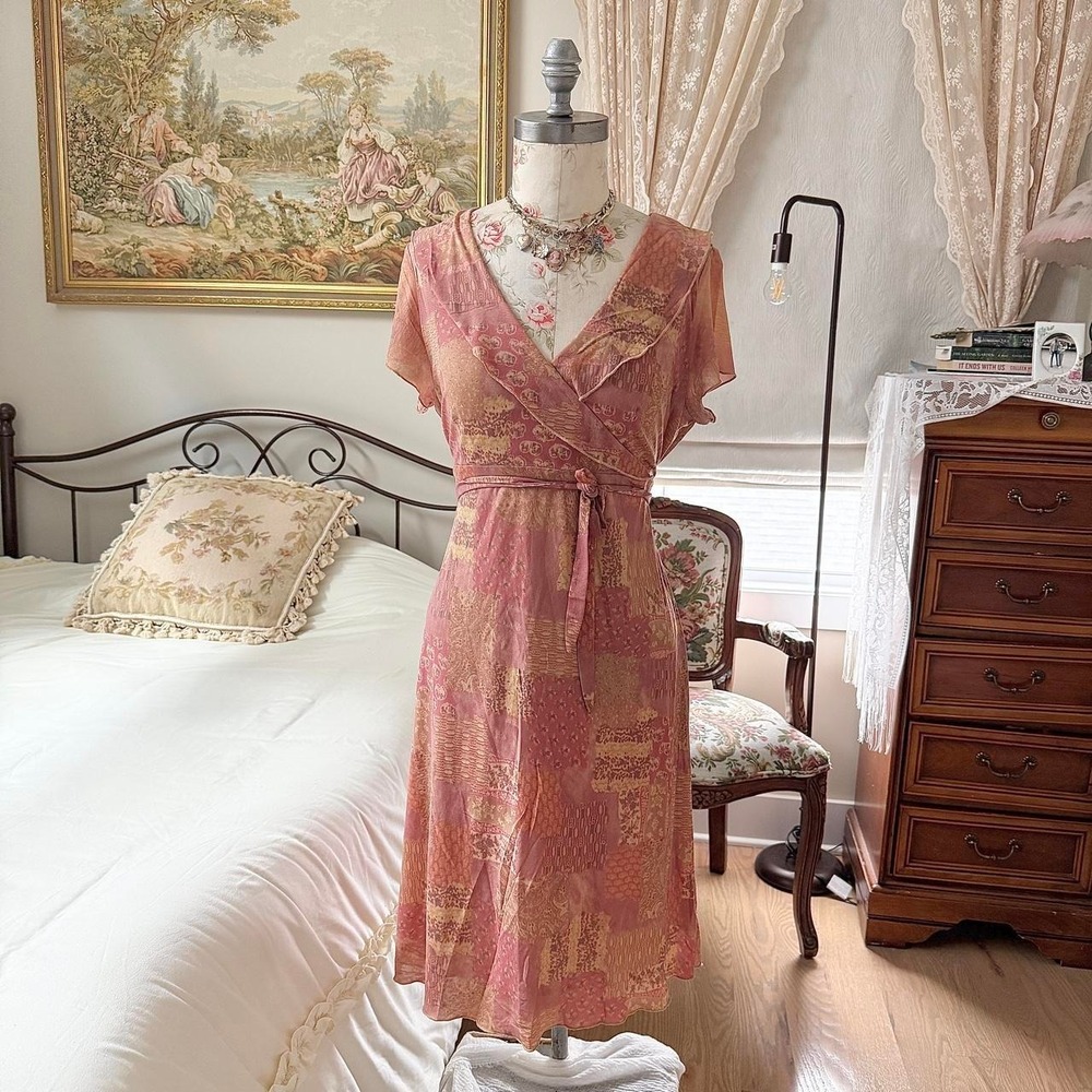 Boho fairy midi dress   Y2K Faded Glory midi dress